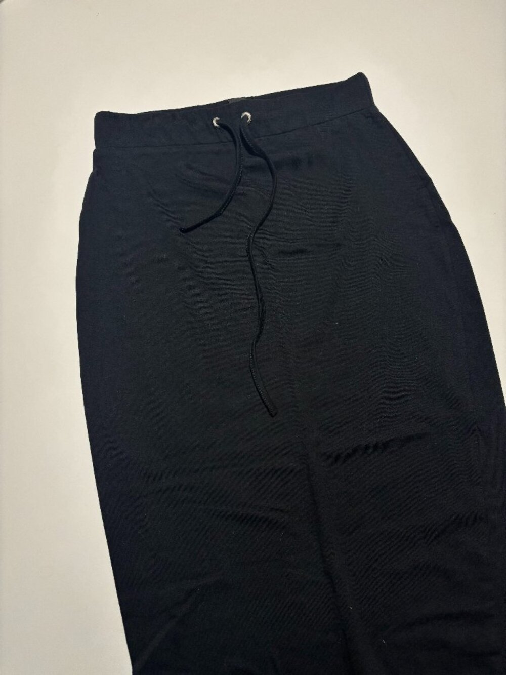 PRETTY LITTLE THING BLACK MIDI / MAXI COTTON PENCIL SKIRT